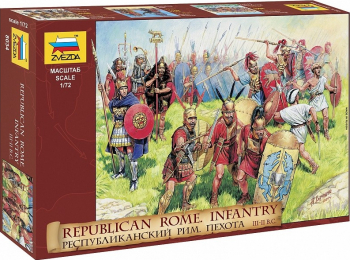 Masina ZVEZDA 1 72 REPUBLICAN ROME INFANTRY - 40 figures 1 72 