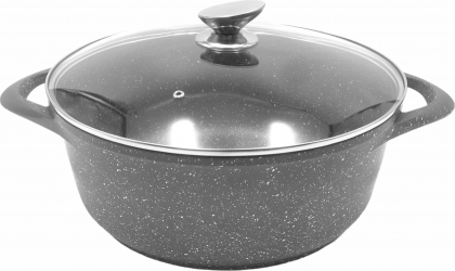 Oala Honey cu capac din sticla diametru 28 cm