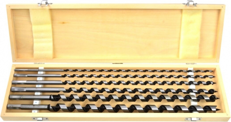Set 6 burghie elicoidale pentru lemn 460mm GEKO G38121 