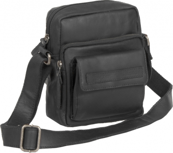 Geanta mica de umar The Chesterfield Brand din piele moale neagra Anna MAGAZINUL DE GENTI 