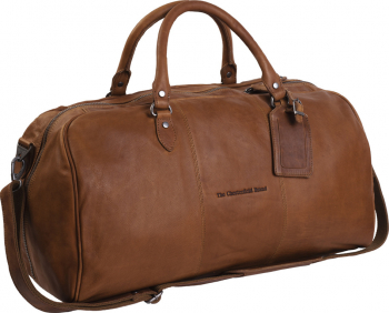 Geanta de voiaj unisex The Chesterfield Brand din piele moale maro coniac William MAGAZINUL DE GENTI 