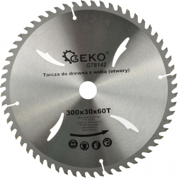 Disc circular pentru lemn 300x30x60T Geko G78142 