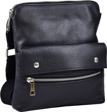 Borseta din piele moale neagra MAGAZINUL DE GENTI model 129 