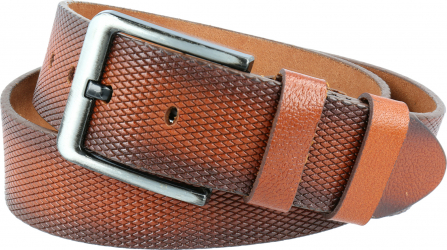 Curea lata din piele naturala coniac pentru blugi REF04 110cm MAGAZINULDEGENTI 