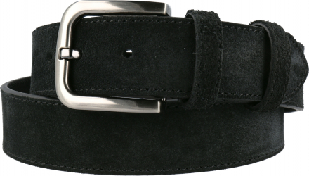 Curea neagra din piele intoarsa model Argos pentru blugi 115 cm MAGAZINULDEGENTI 