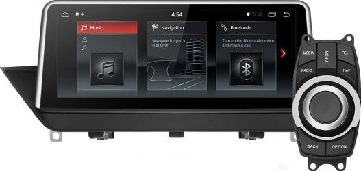 Navigatie Android BMW X1 E84 2009 - 2014 4 GB RAM + 64 GB ROM Touhscreen 10.25 IPS Internet 4G Aplicatii Waze Wi Fi Usb 