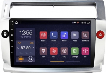 Navigatie Citroen C4 2004 - 2011 Android Display 9 inch 2GB RAM +32 GB ROM Internet 4G Aplicatii Waze Wi Fi Usb Bluetooth 