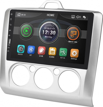 Navigatie Ford Focus 2004 - 2011 Android Clima Manuala Display 9 inch 2GB RAM +32 GB ROM Internet 4G Aplicatii Waze Wi Fi Usb Bluetooth