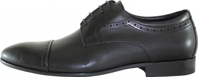 Pantofi eleganti barbati piele naturala - Alberto Clarini negru - Marimea 43 