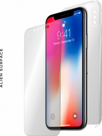 Folie Alien Surface Apple iPhone X protectie ecran spate laterale 