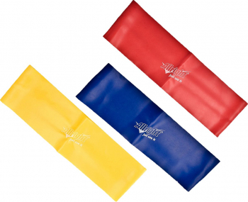 Set 3 benzi elastice antrenament X-Band rezistente diferite 50x5 cm 