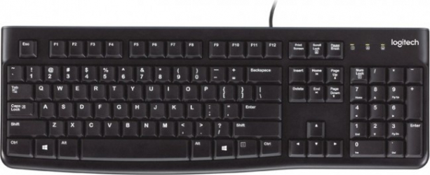 Tastatura numerica Logitech K120 OEM cu fir conexiune USB plug and play cablu 1.5 m Negru 