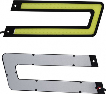 Set 2 bucati Banda LED Daylight in forma de U universale - pentru orice tip de masina