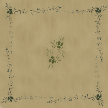 Set fata de masa RAKI din hartie 100x100cm cu desen MASLINE 20buc 