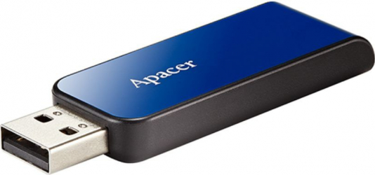 Memorie USB 2.0 Apacer 32Gb AH334 retractabila albastra cu negru 
