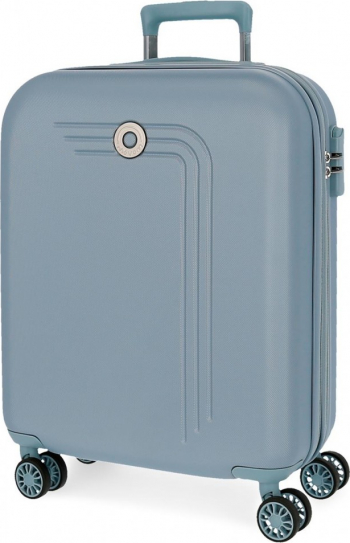 Troler expandabil ABS 55 cm 4 roti Movom Riga denim 