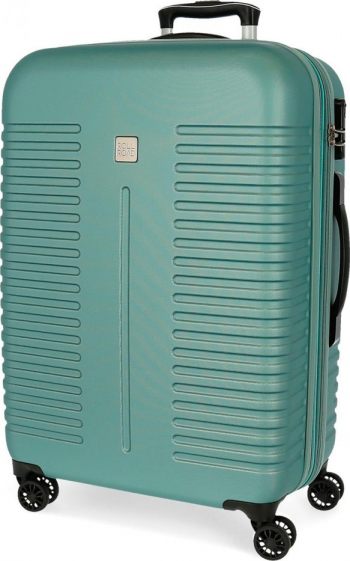 Troler expandabil ABS 70 cm 4 roti Roll Road India turcoaz 