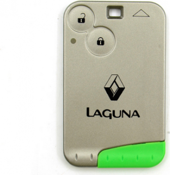 Cartela cheie smartkey Renault Laguna 2 butoane 