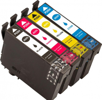 Set 4 cartuse cerneala compatibil Epson T202 XL 