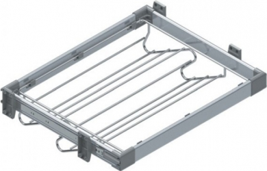 Suport pantofi extensibil tip sertar cu amortizare S6263G pentru corp dressing cu latime de 800 mm finisaj Crom/Aluminiu 