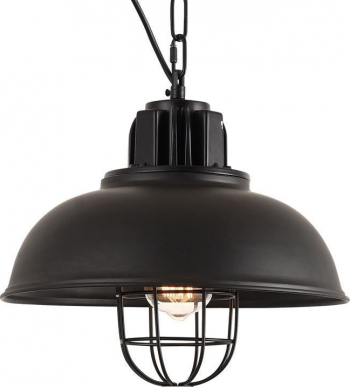 Pendul PLATINET - HELIOS E27 33x25cm Metal Negru 