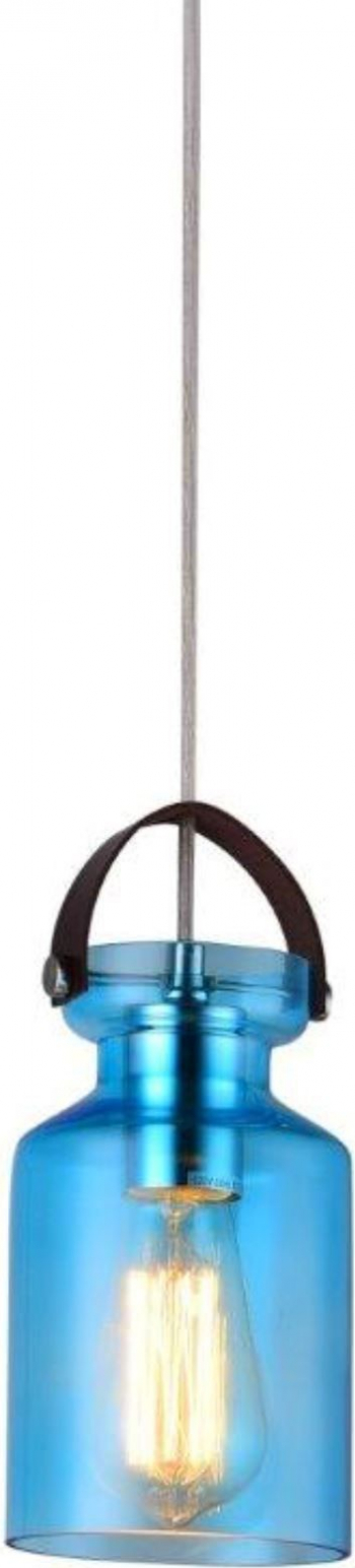 Pendul PLATINET ZEFIR E27 GLASS BLUE 12X20 