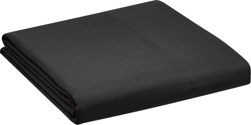 Cearsaf de pat 220/240cm Satinat bumbac 100 Negru 
