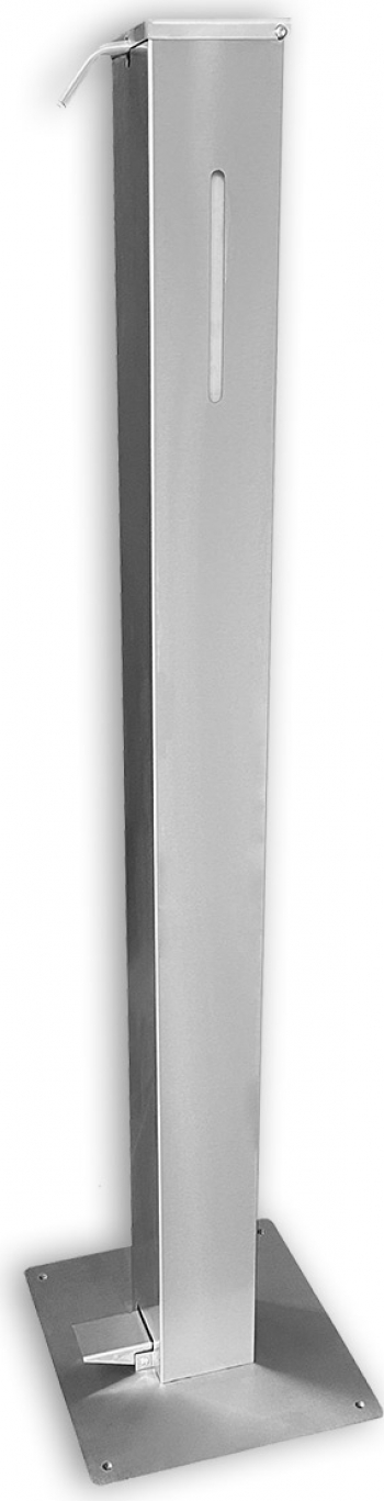Dipenser dezinfectant RAKI cu pedala 1000ml 10x10cm H120cm 