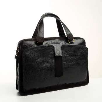 Geanta de acte din piele naturala neagra Tony Bellucci model T5059 MAGAZINUL DE GENTI 