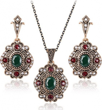 Set colier si cercei Antique Style 27A15S431 