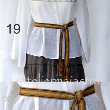 brau tesut manual brau tesut la razboi curea handmade cadou traditional 