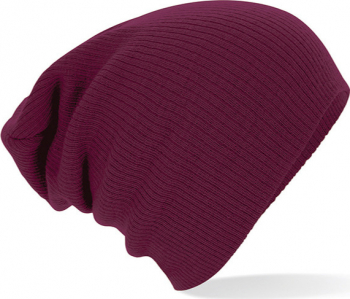 Caciula tip beanie Beechfield unisex visiniu 