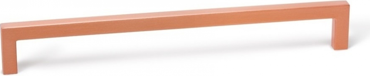 Maner pentru mobilier U cupru periat L 168.5 mm 