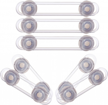 Set Sigurante Universale 7 bucati ZAGATO Protectie copii/bebe pentru usi dulap si sertare Sistem de blocare mobilier 