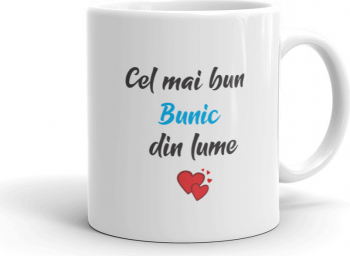 Cana personalizata Cel mai bun bunic din lume 