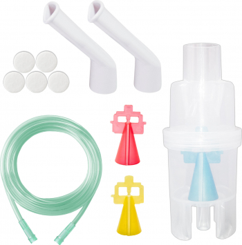 Kit nebulizare Little Doctor Basic 3 dispensere particule variabile pentru aparate de aerosoli cu compresor 