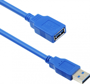 Cablu date USB 3.0 mama-tata Prelungitor 3m albastru 