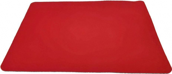Mousepad Omega dimensiuni 220x180x3mm textil cu baza anti-derapanta rosu 