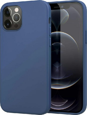 Husa de protectie din silicon soft pentru iPhone 12 Pro Max carcasa spate bumper Albastru 