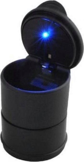 Scrumiera auto universala cu iluminare LED
