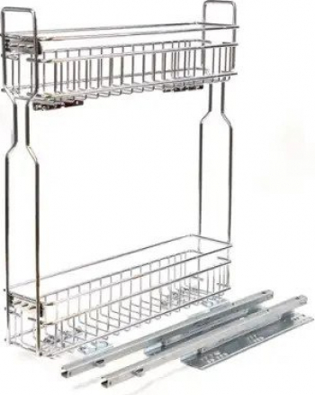 Cos Jolly Inoxa sine pe dreapta Blum cu amortizare pentru latime corp 150 mm model 2110Y/15-45C