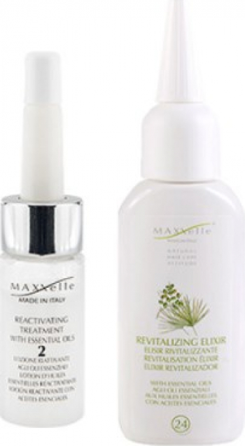 Set Promotional Fiole Regenerare pasul 2 + Tonic Intaritor fire noi Elixir Cura Riattiva Maxxelle 50ml 