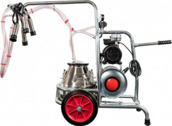 Aparat de muls vaci EMT 1+1 un bidon Inox 40 litri 1 post 