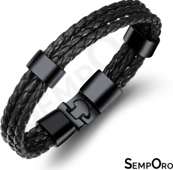 Bratara Twists Neagra 