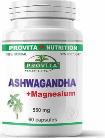 Ashwagandha cu magneziu 60 caps 