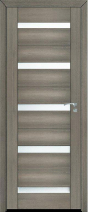 Usa de interior din lemn cu geam Best Imp G01-88-G stanga / dreapta balamale si clanta incluse Gri 203 x 88 cm 