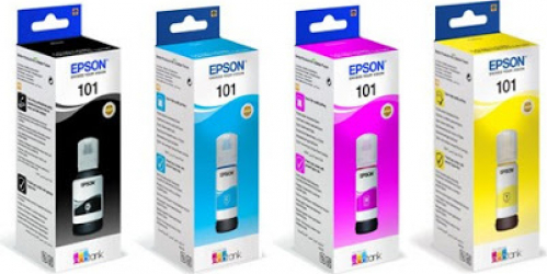 Set 4 cartuse cerneala EPSON 101 EcoTank EcoTank L6190 EcoTank L6170 EcoTank L6160 EcoTank L4160 EcoTank L4150 EcoTank L14150 