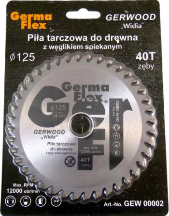 Disc circular Vidia 125 mm 40 T 