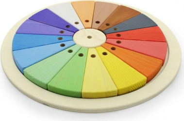 Jucarie lemn Elica -kit cuburi multicolore 