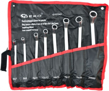 Set chei inelare dublu cotite 6-22mm 8 piese